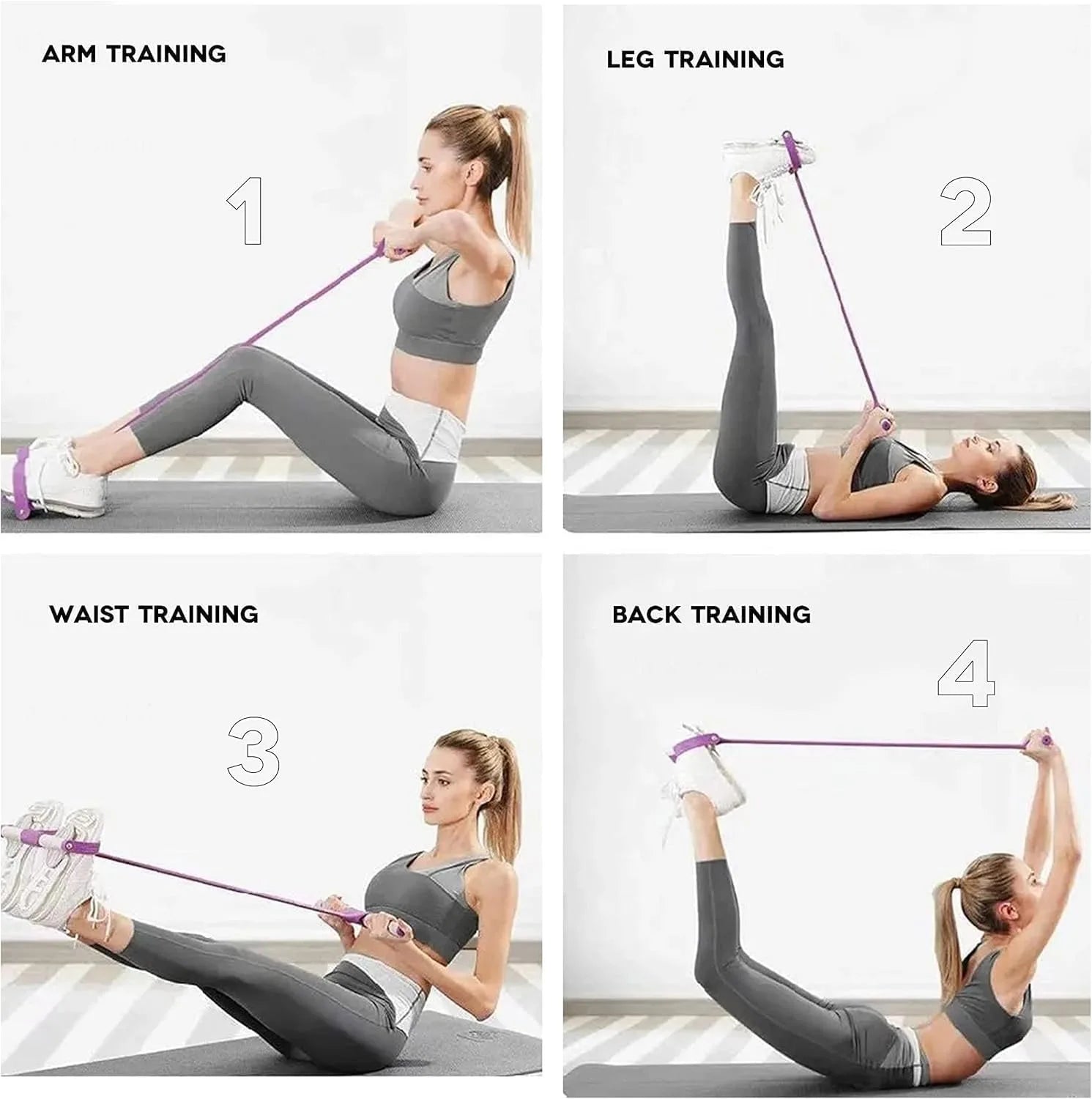 Corequip 6-Tube Pedal Resistance Trainer