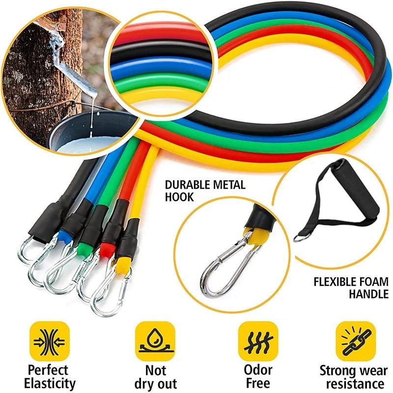 Corequip Portable Resistance Band Training Kit 11-Piece Set