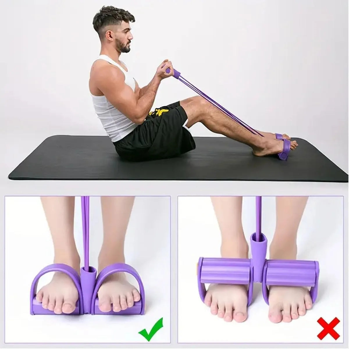 Corequip 6-Tube Pedal Resistance Trainer